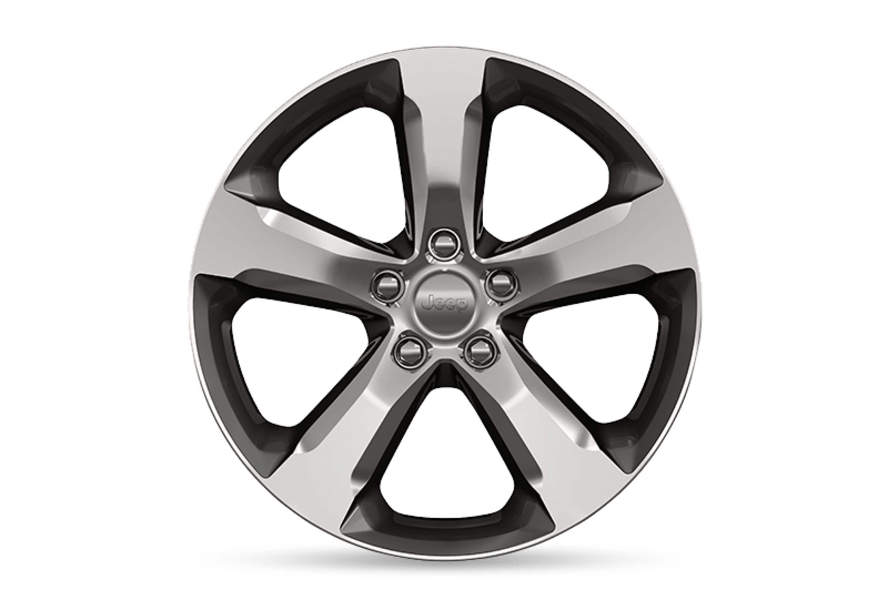 2026 Jeep Grand Cherokee 20-Inch Diamond Cut with High-Gloss Tech Gray Painted Pockets