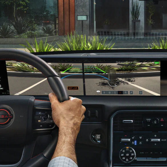 2026 Nissan Armada Invisible Hood view