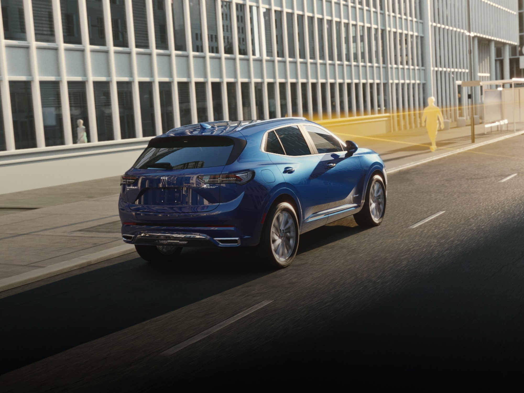 2026 Buick Envision Front Pedestrian and Bicyclist Braking