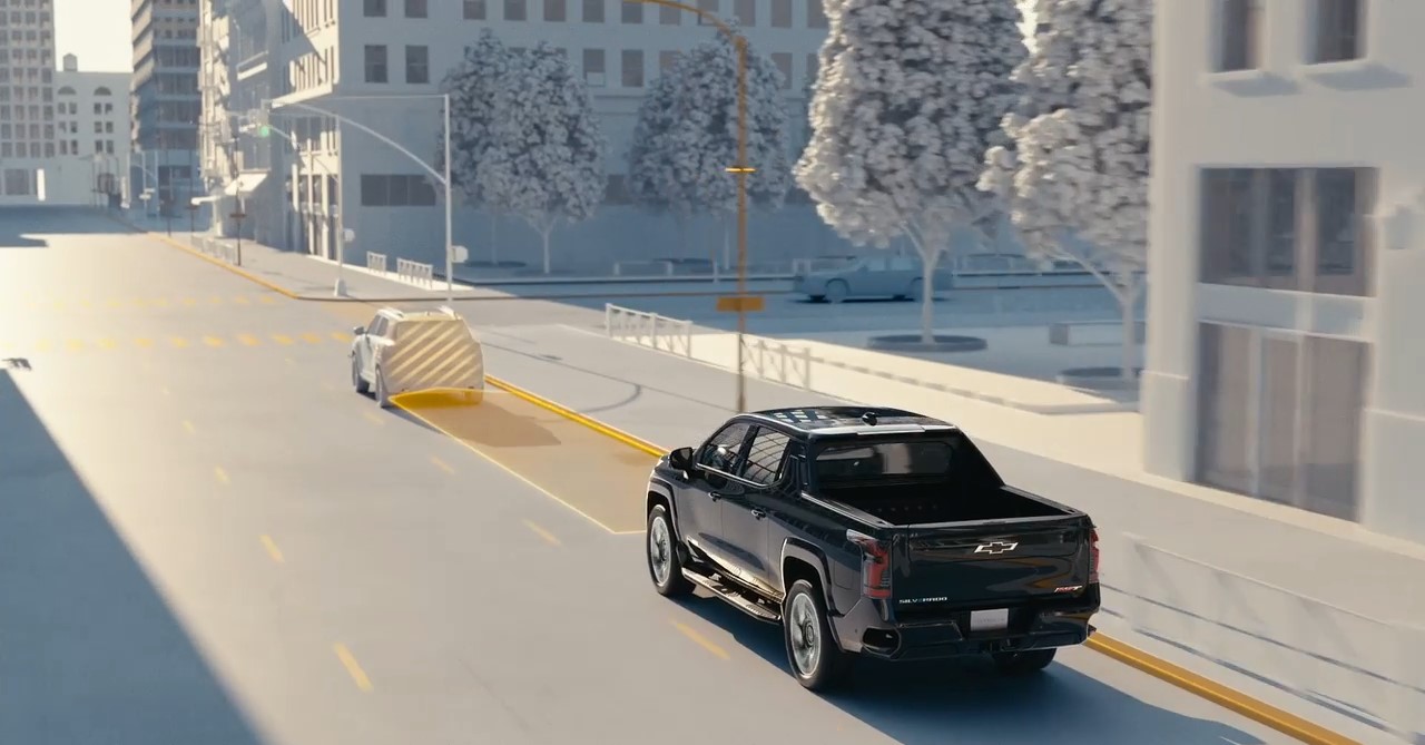 2026 Chevrolet Silverado EV Forward Collision Alert and Automatic Emergency Braking