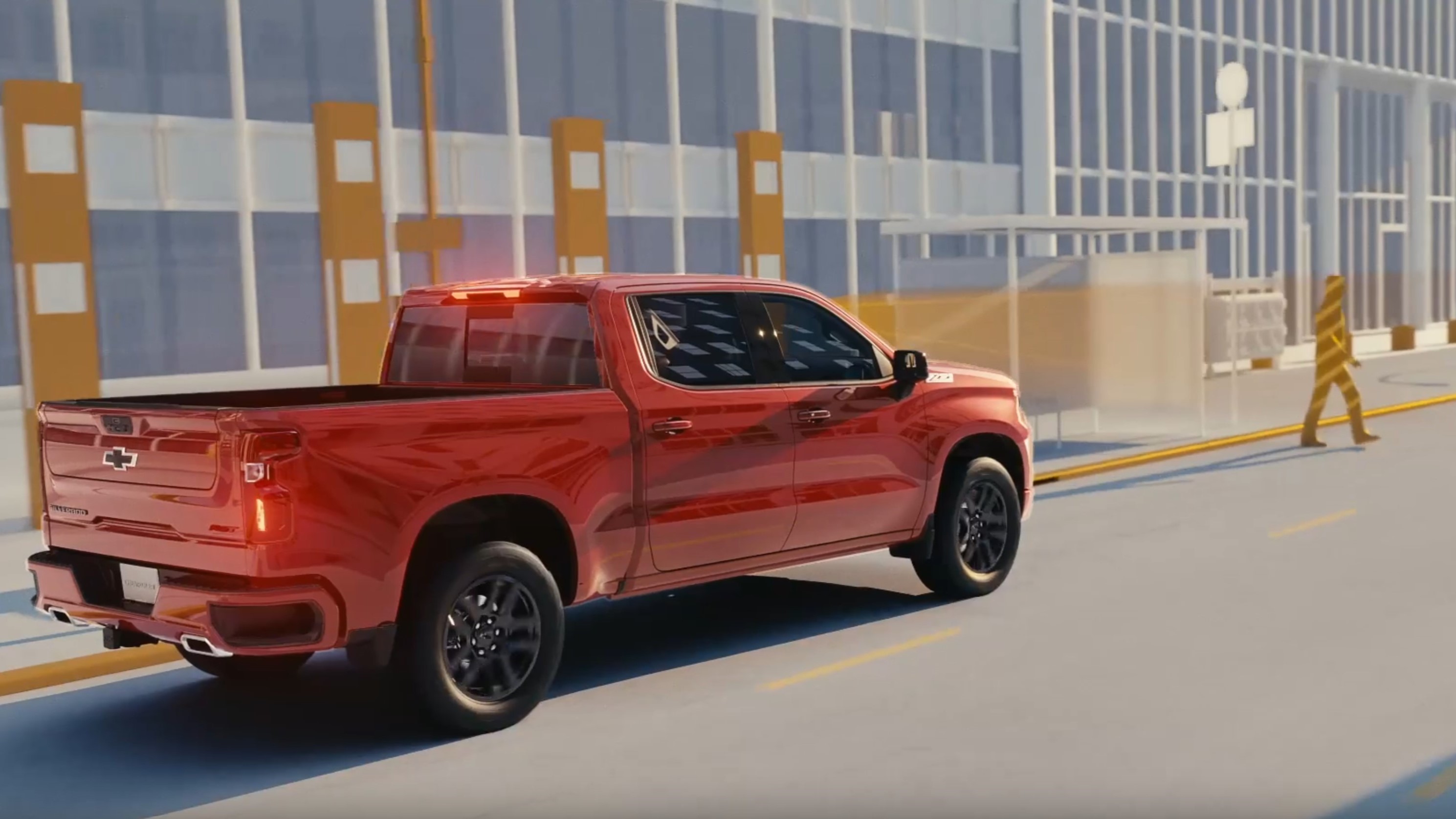 2026 Chevrolet Silverado HD Front Pedestrian Braking