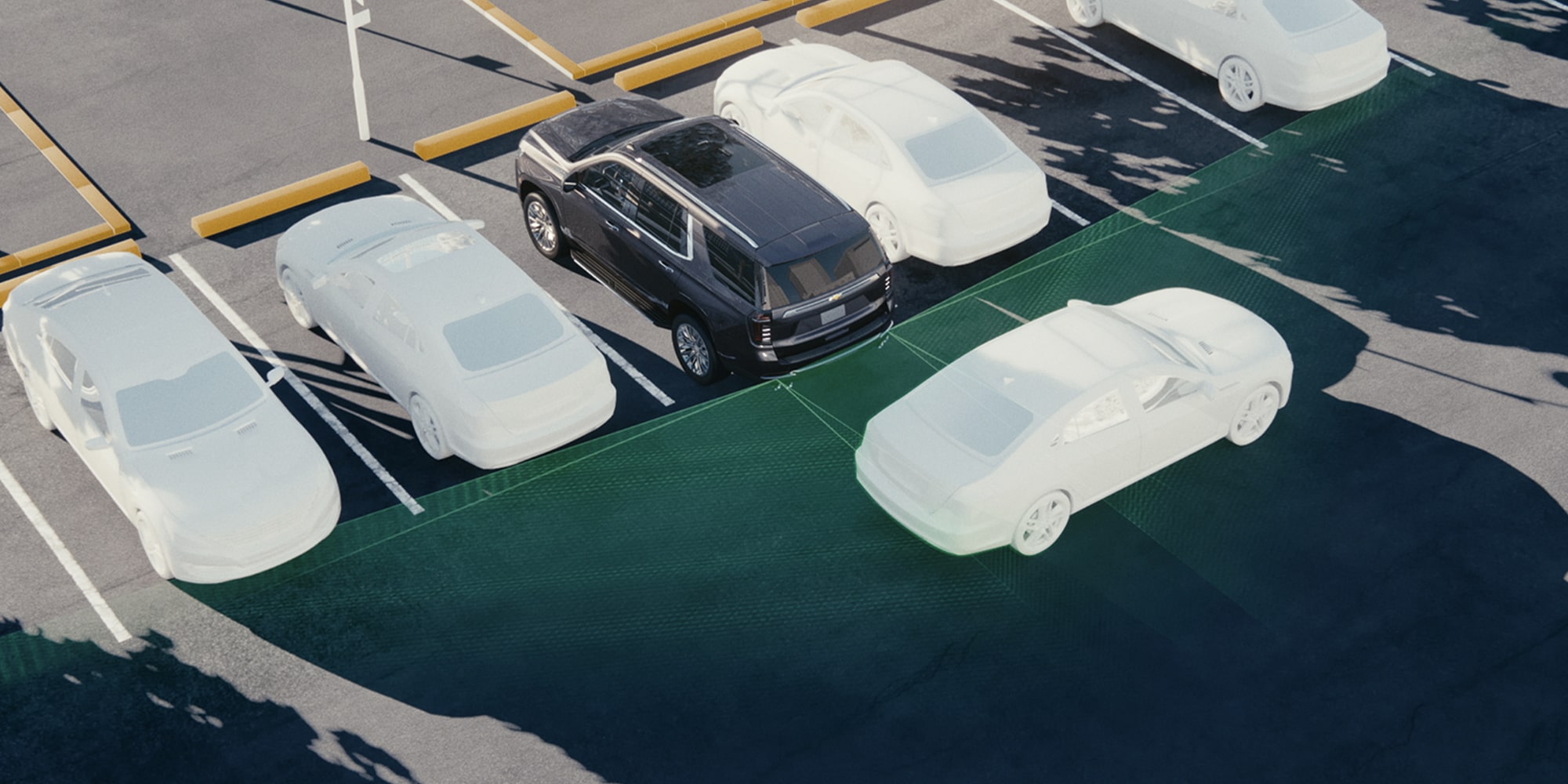 2026 Chevrolet Tahoe Reverse Automatic Braking with Rear Cross Traffic Braking 