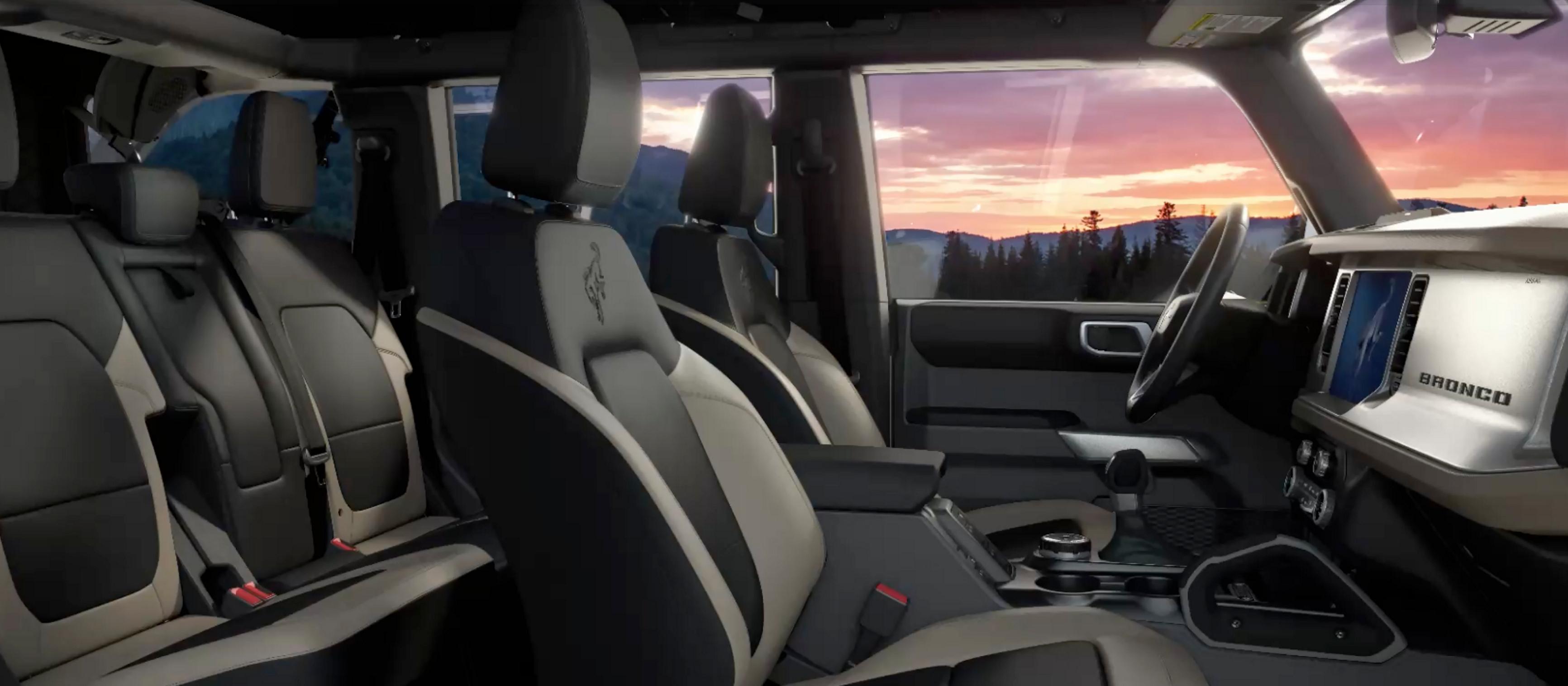 2026 Ford Bronco® interior Design