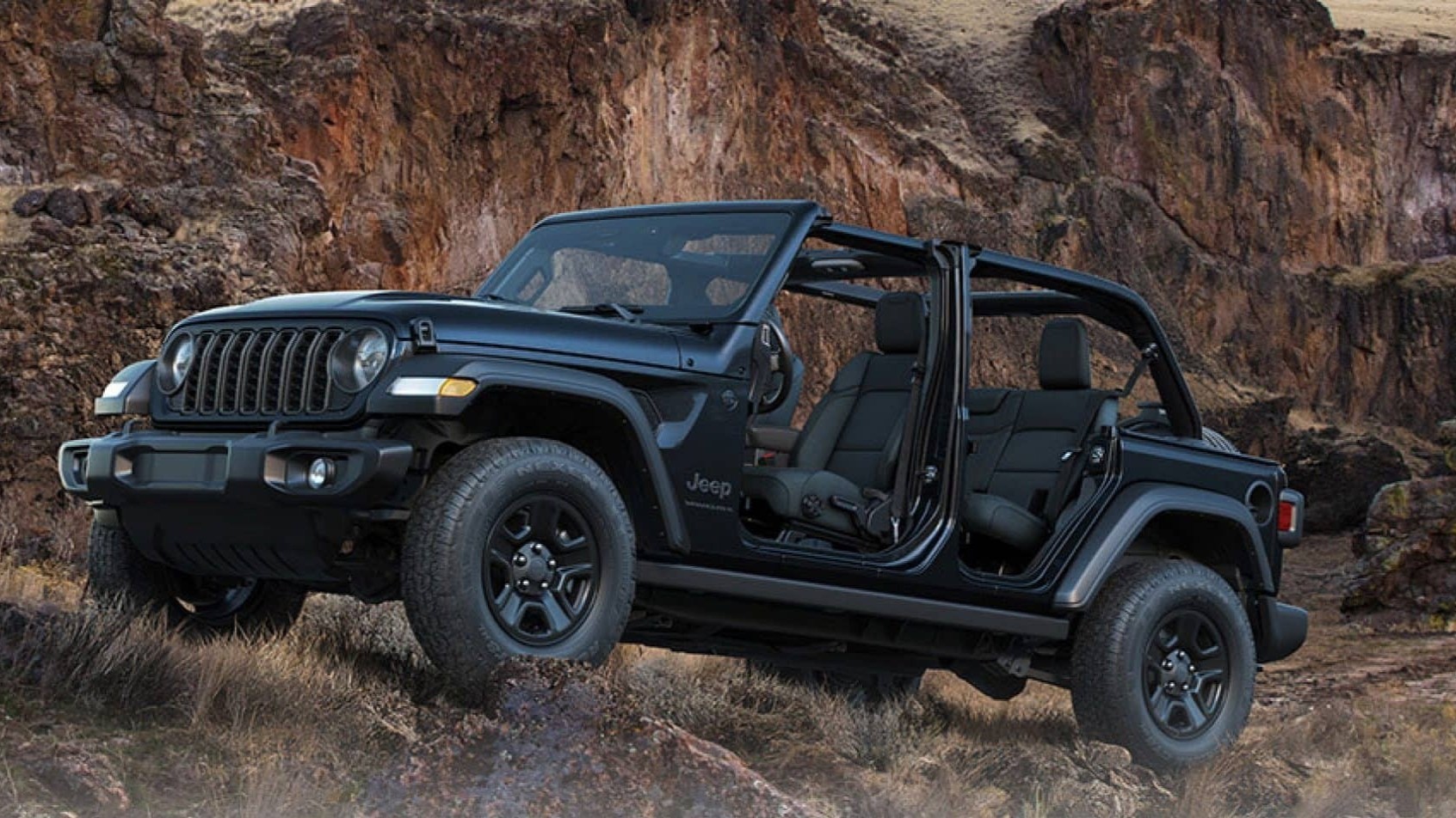 2026 Jeep Wrangler quick-release door hinge system