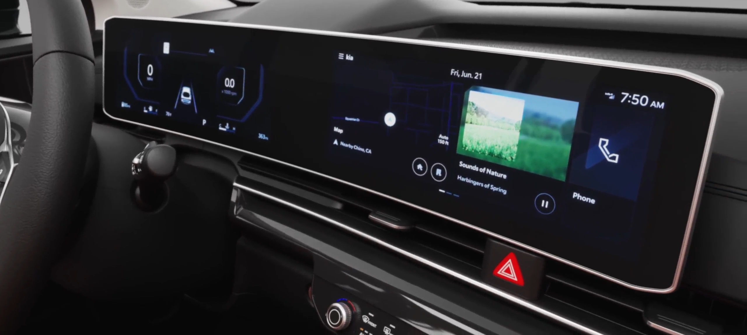 2026 Carnival MPV Dual 12.3-in. Panoramic Displays