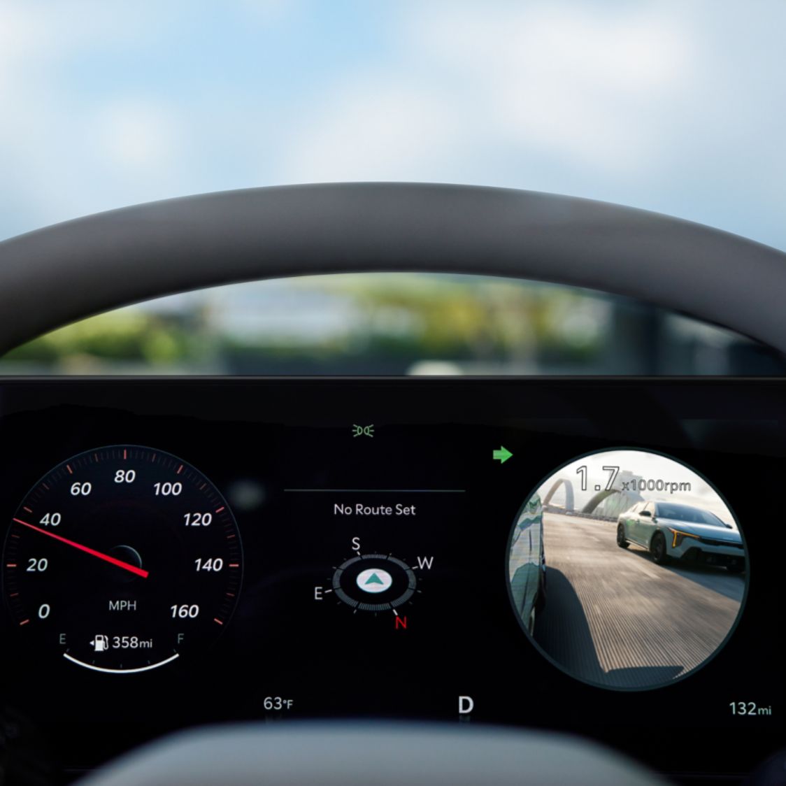 2026 Kia Hatchback Blind-Spot View Monitor 