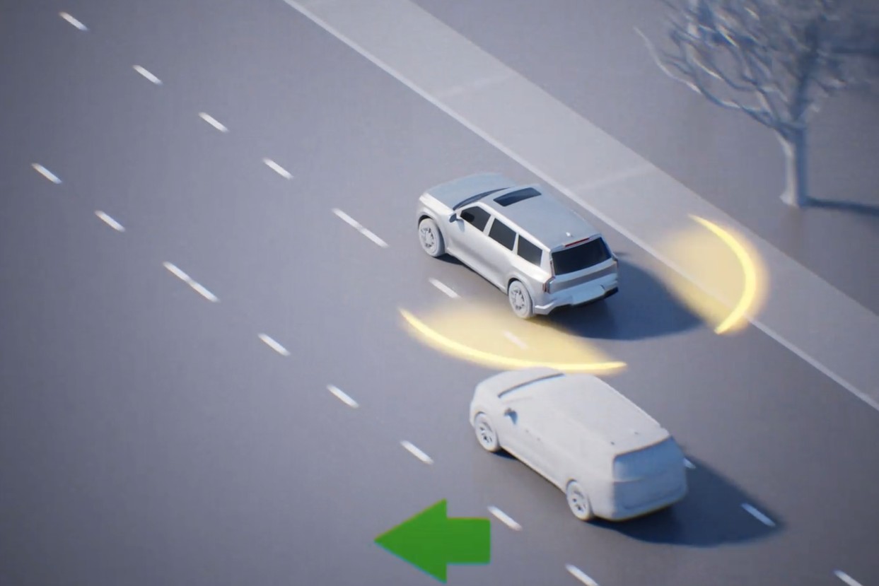 2026 Kia K4 Blind-Spot Detection Technology