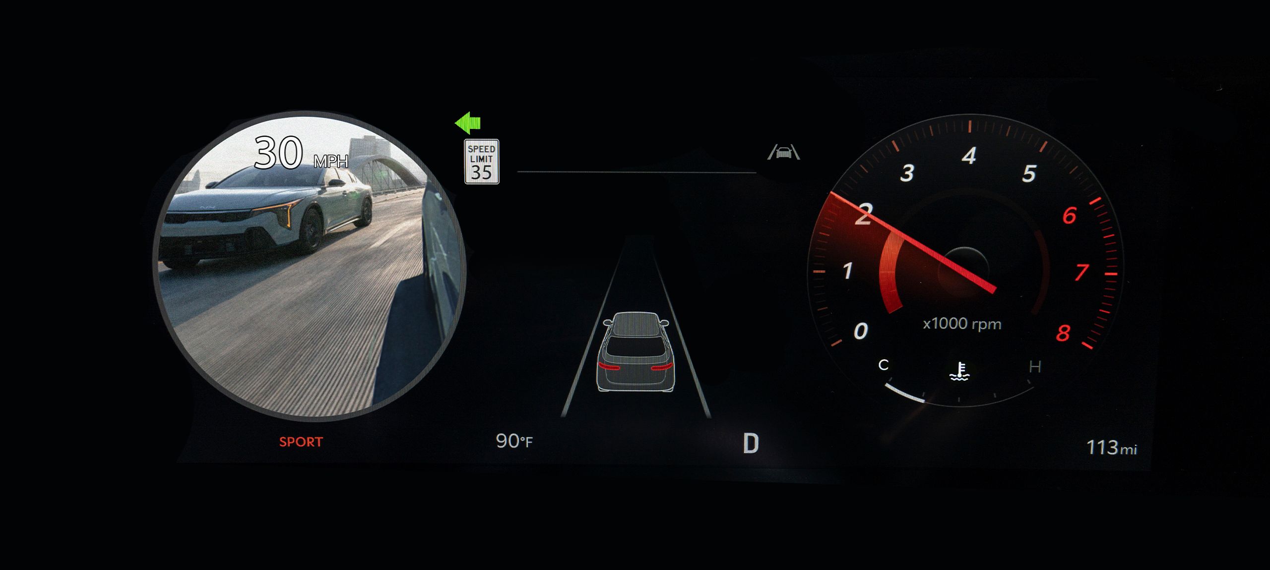 2026 Kia Sorento Blind-Spot View Monitor 
