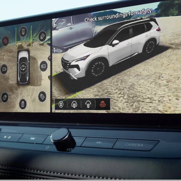 2026 Nissan Rogue 3D Around View® Monitor with Invisible Hood View