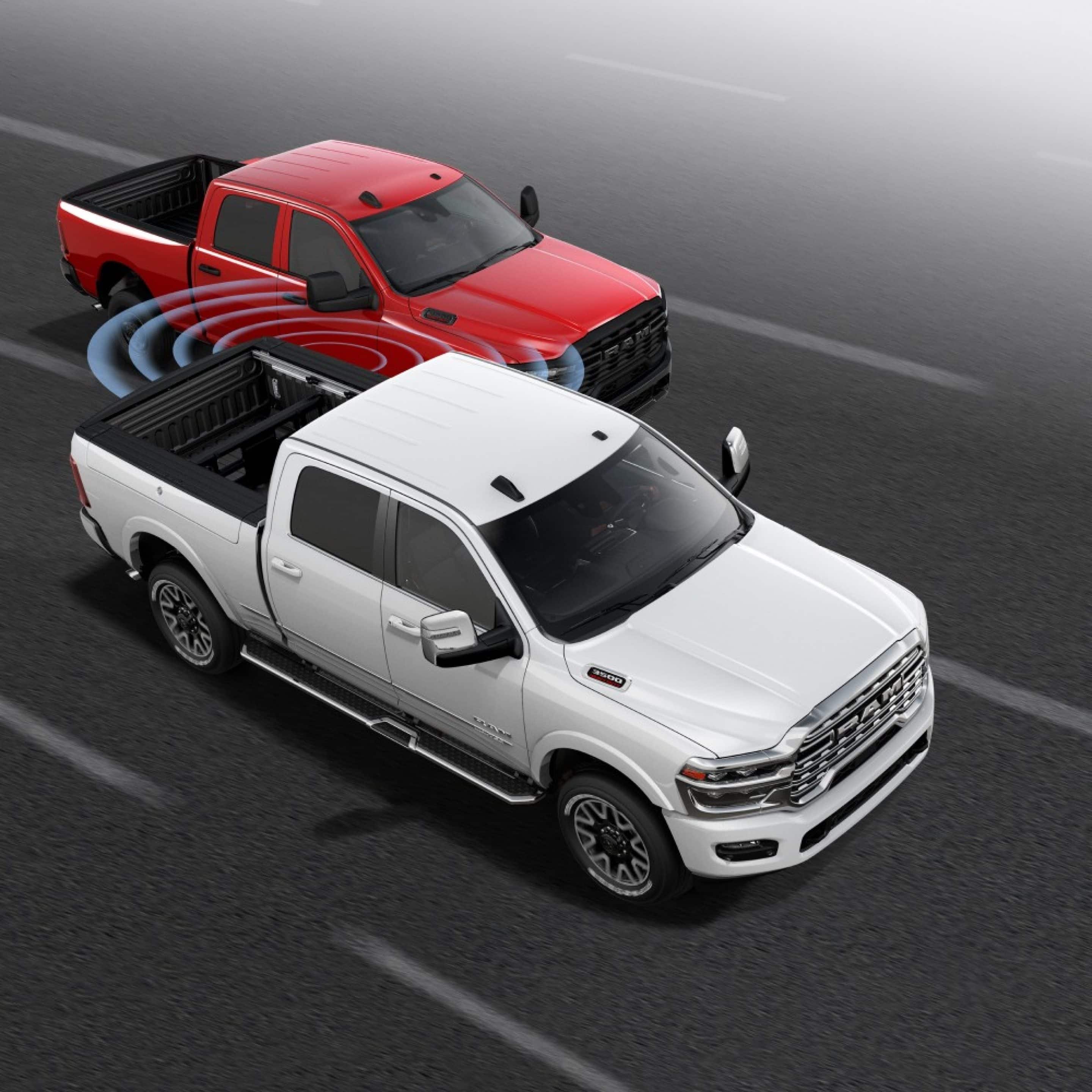 2026 RAM 2500 AVAILABLE LANESENSE® LANE DEPARTURE WARNING WITH LANE KEEP ASSIST