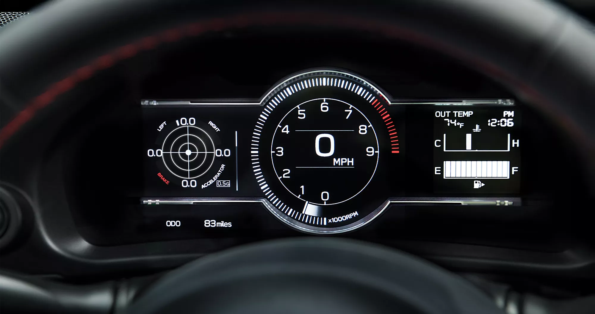 2026 Subaru BRZ Digital Instrument Cluster 