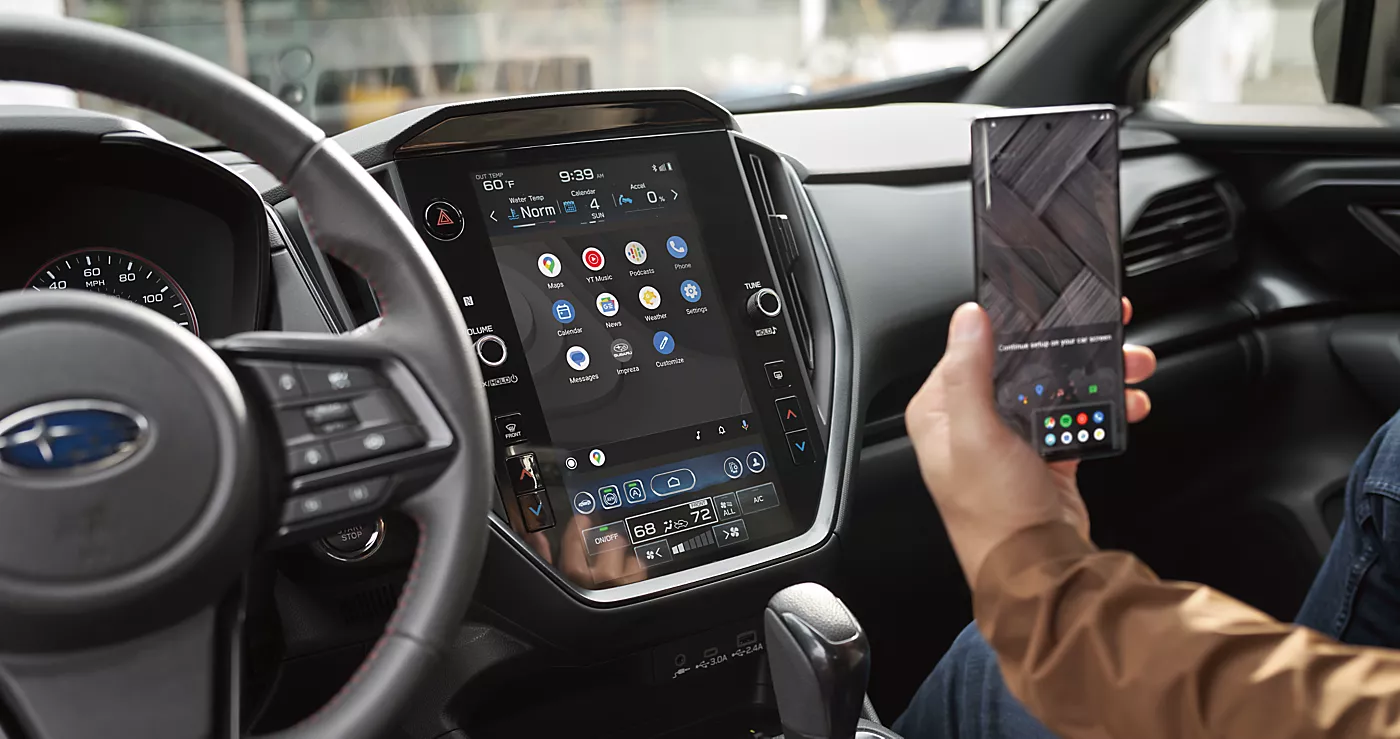 2026 Subaru Impreza SUBARU STARLINK® Multimedia with Standard Wireless Apple CarPlay® and Android Auto™