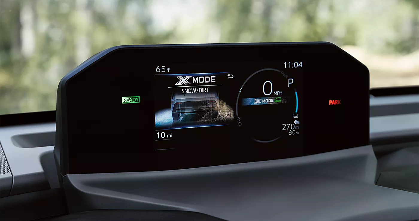 2026 Subaru Solterra AWD EV with 8.3 Inches of Ground Clearance and X-MODE®