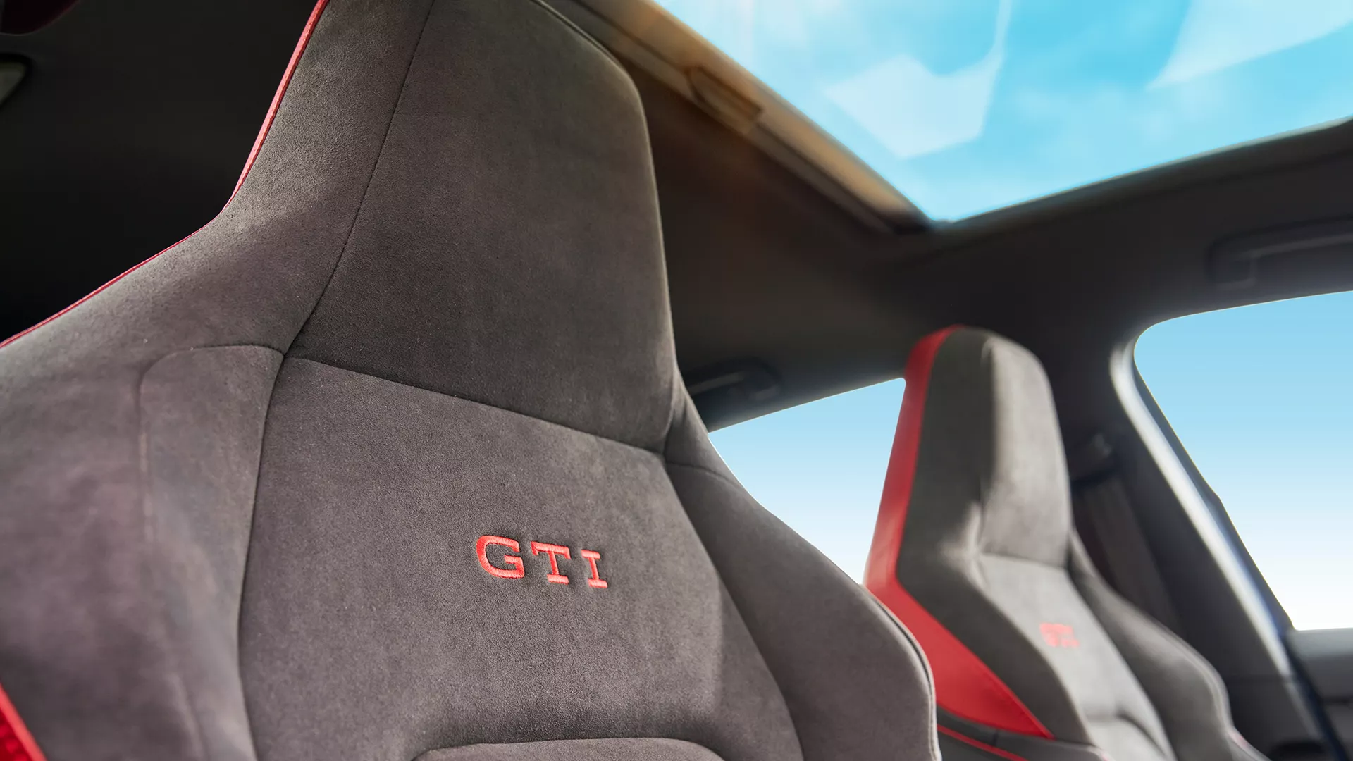 2026 VW Golf GTI Available GTI Clubsport ArtVelour seating surfaces 