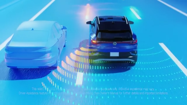 2026 VW Golf GTI Active Blind Spot Monitor 