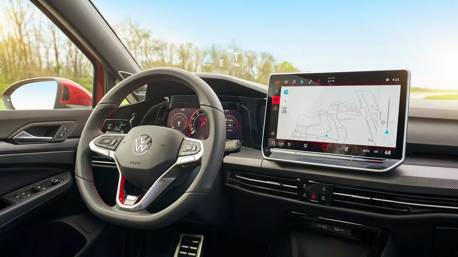 2026 VW Golf GTI Available Head-Up Display 